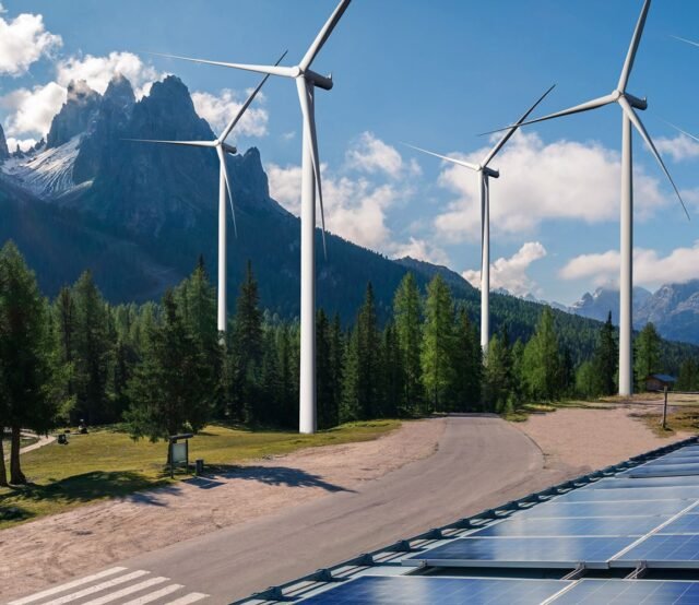 solar-panel-wind-turbine-farm-clean-energy